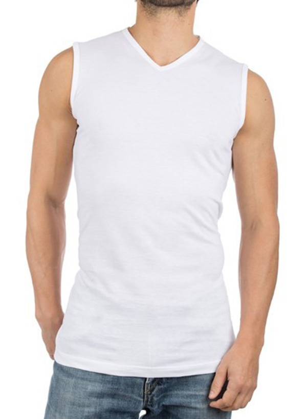 Alan Red Minto V-hals shirts wit