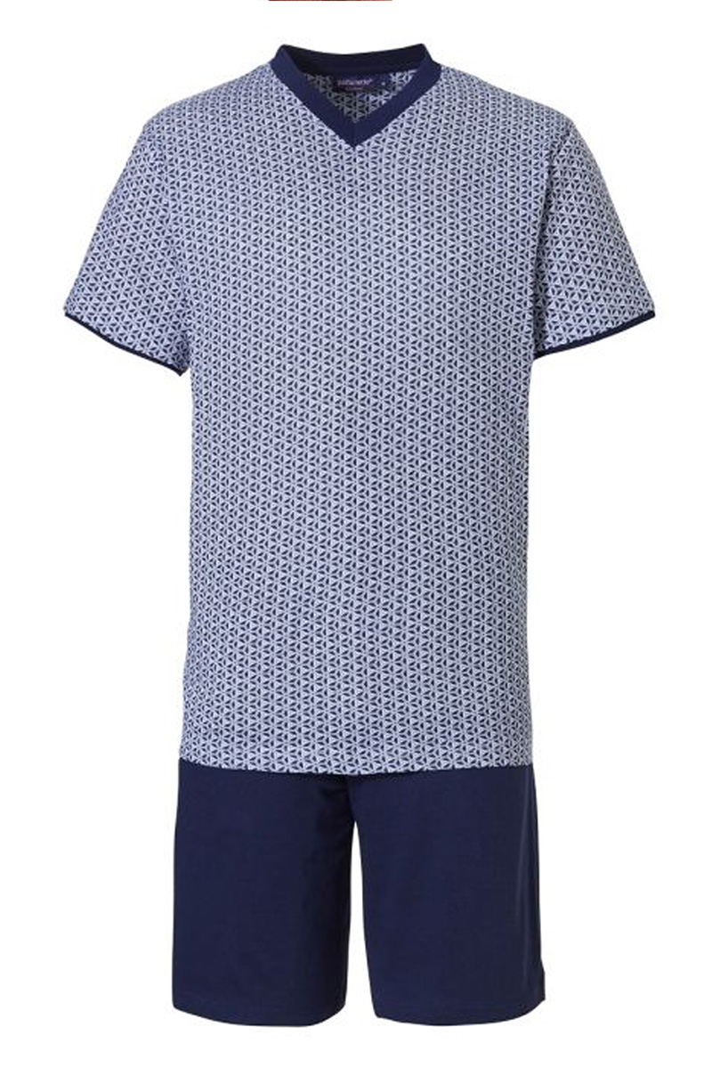 Pastunette Shortama V-hals blauw