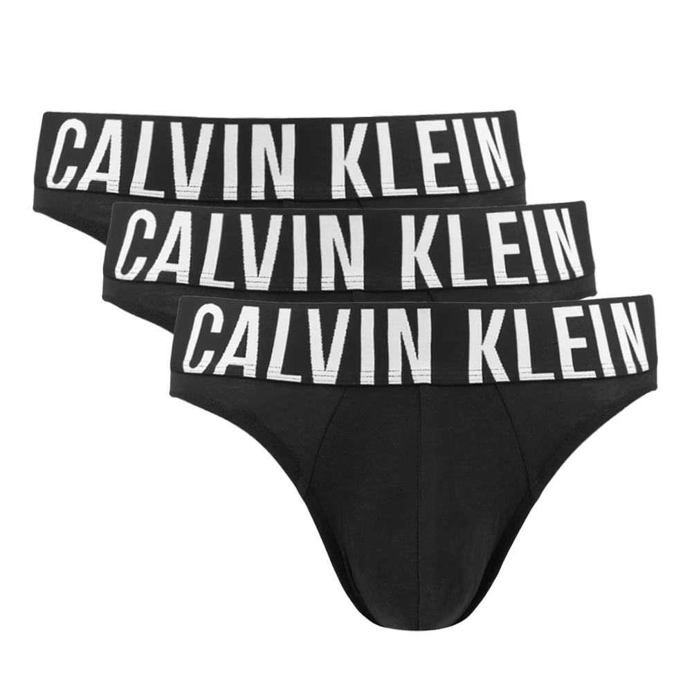 Calvin Klein Intense power slips 3-pack zwart 