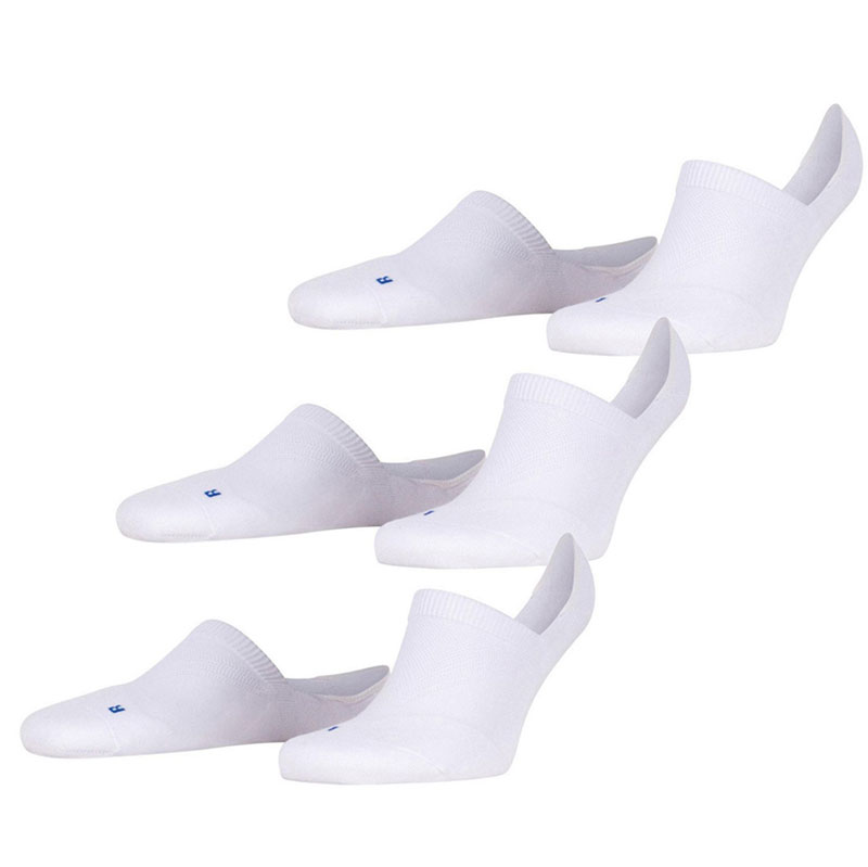 FALKE Cool kick invisible sokken 3-paar wit