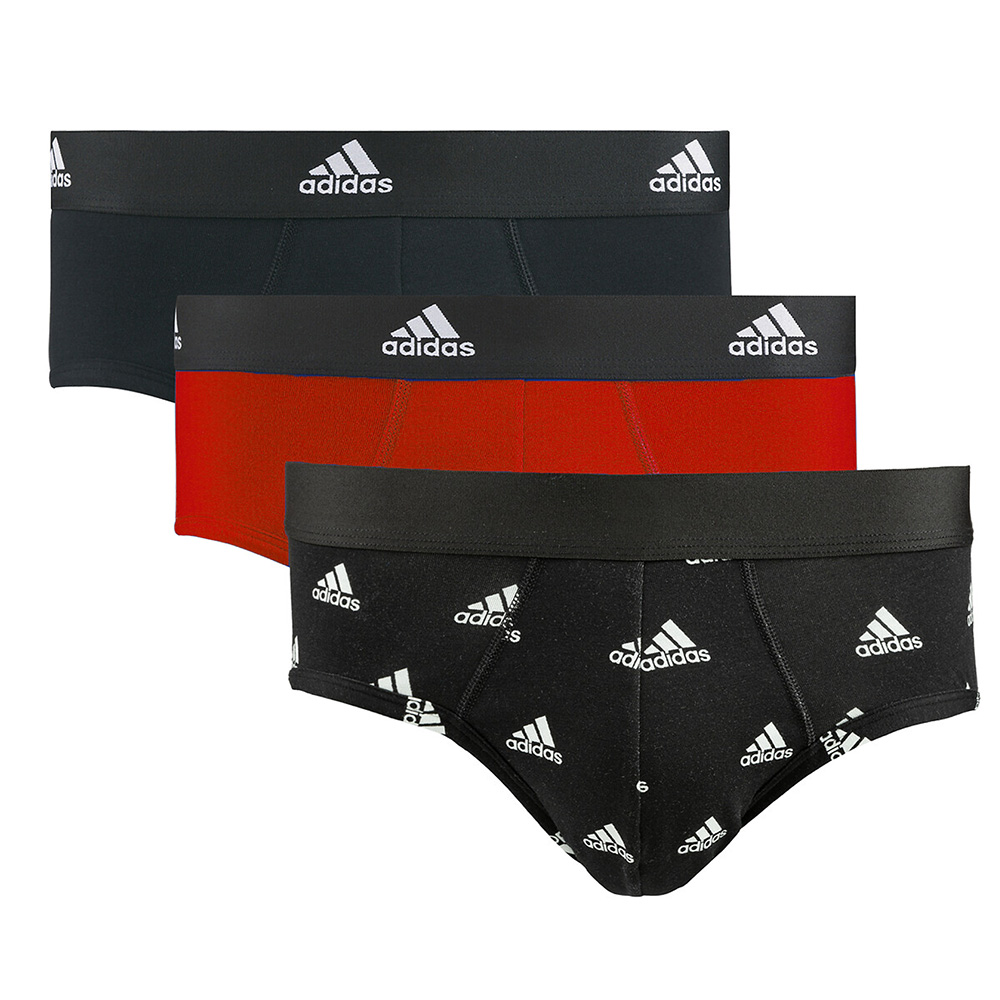 Adidas slips active flex cotton 3 pack multi
