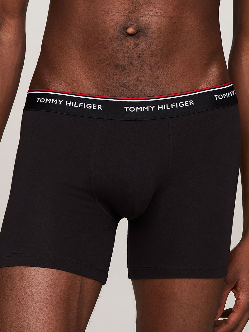 Tommy Hilfiger boxershorts 3-pack Essential zwart
