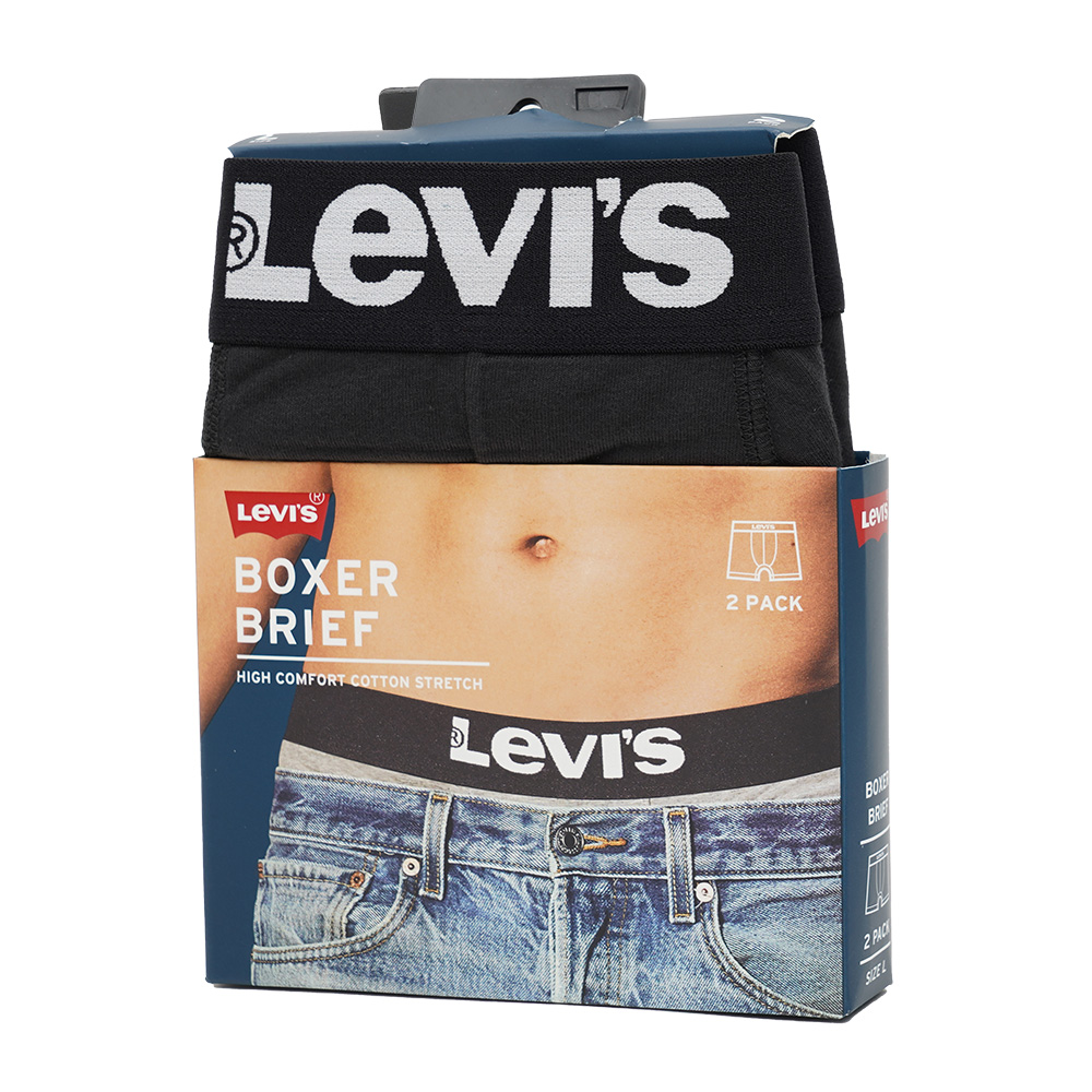 Levis Boxershorts  2-pack zwart