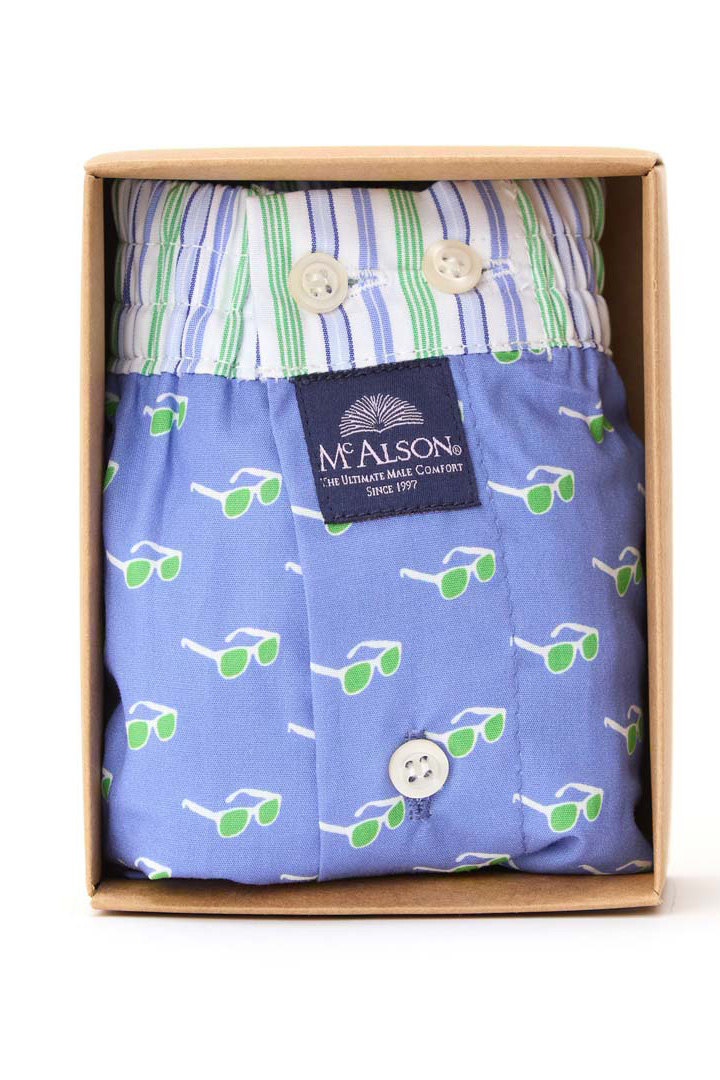 McAlson boxer Sunglasses blue