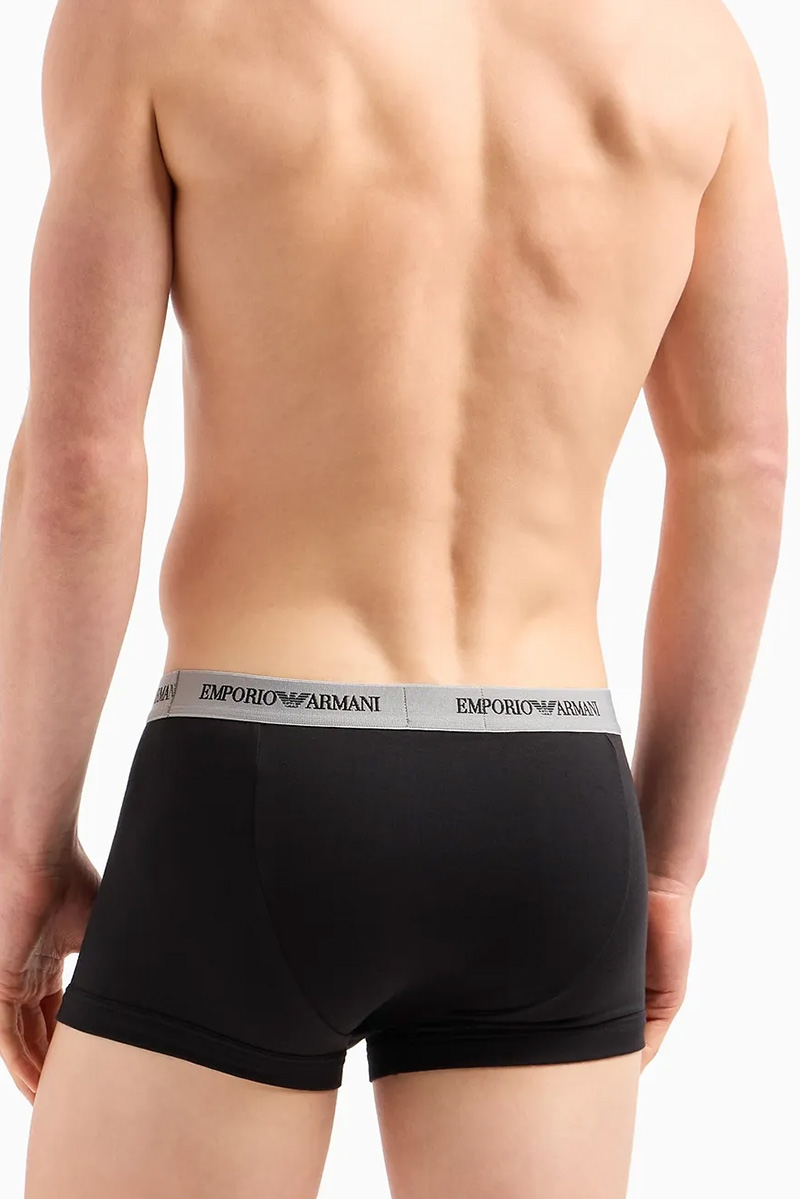 Armani Boxershorts Core 3-pack zwart
