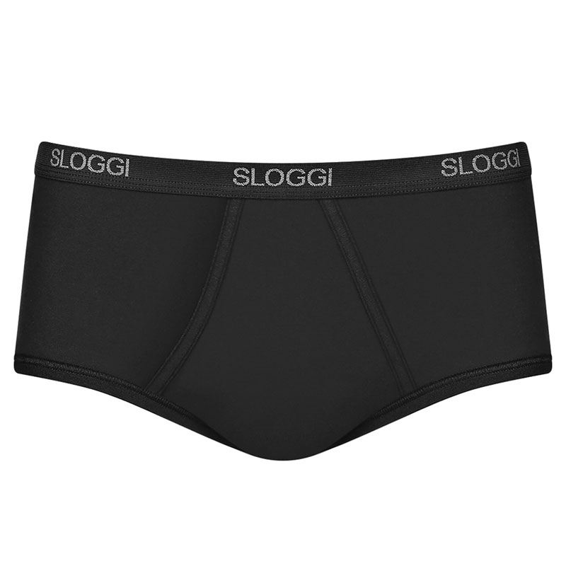 Sloggi Basic maxi slip met gulp zwart
