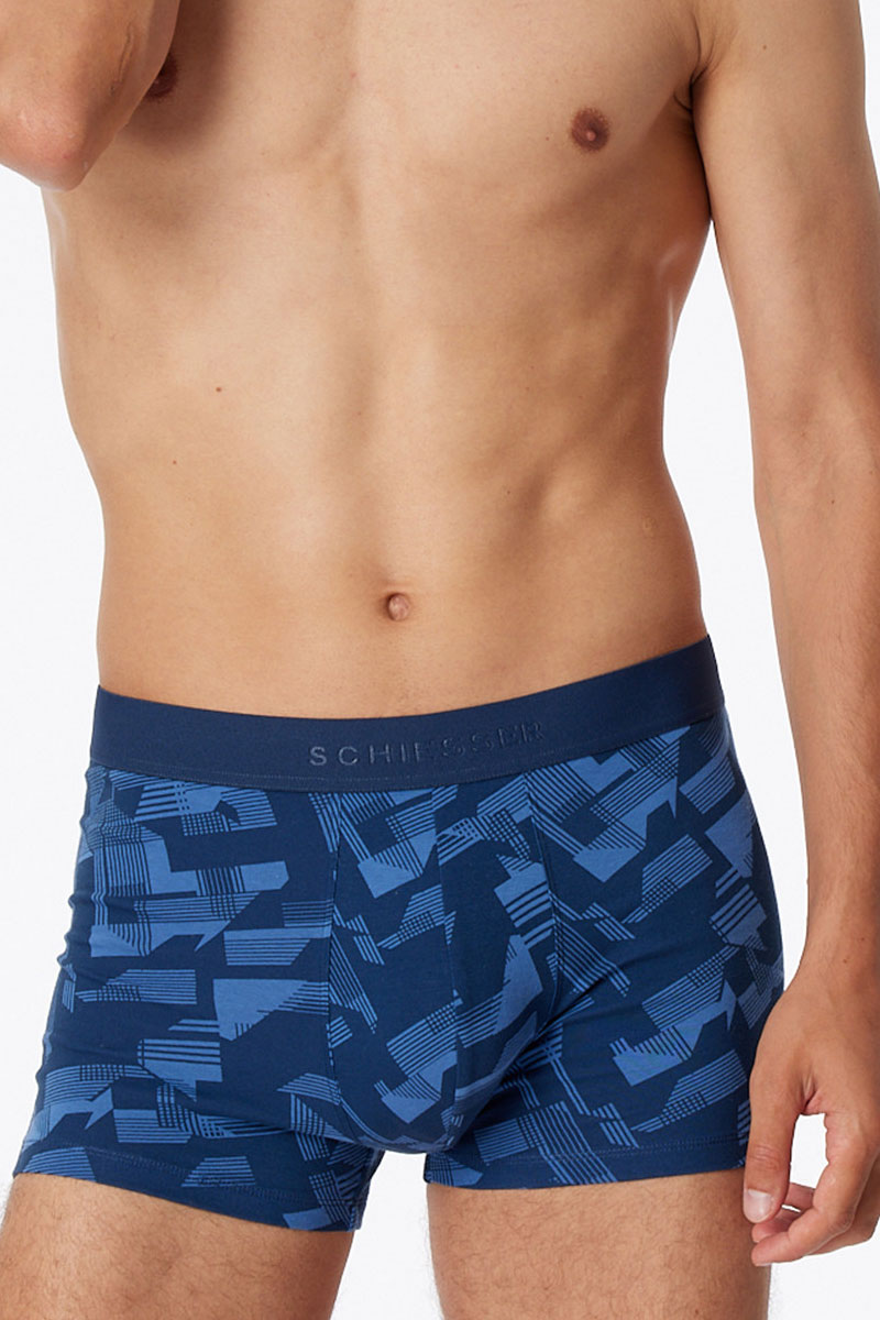 Schiesser 95/5 boxershorts blauw