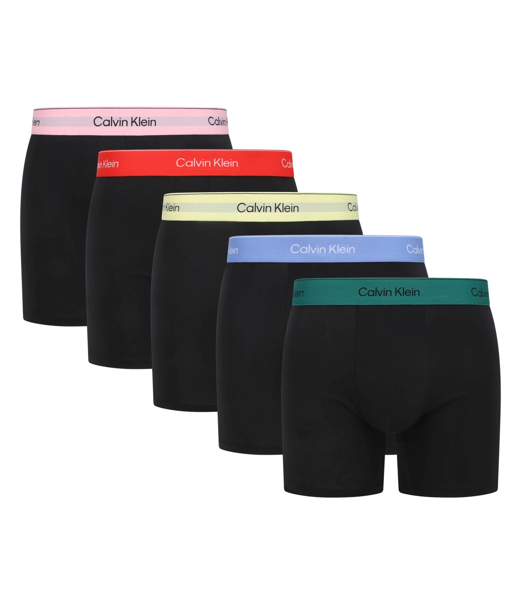 Calvin Klein Icon Boxershort long 5-pack zwart  
