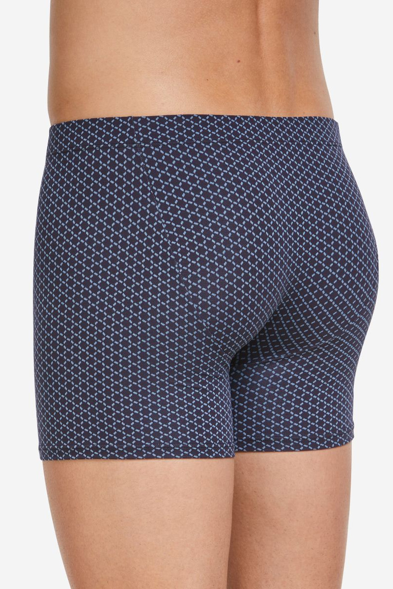 Set Boxershort microfiber steel blauw