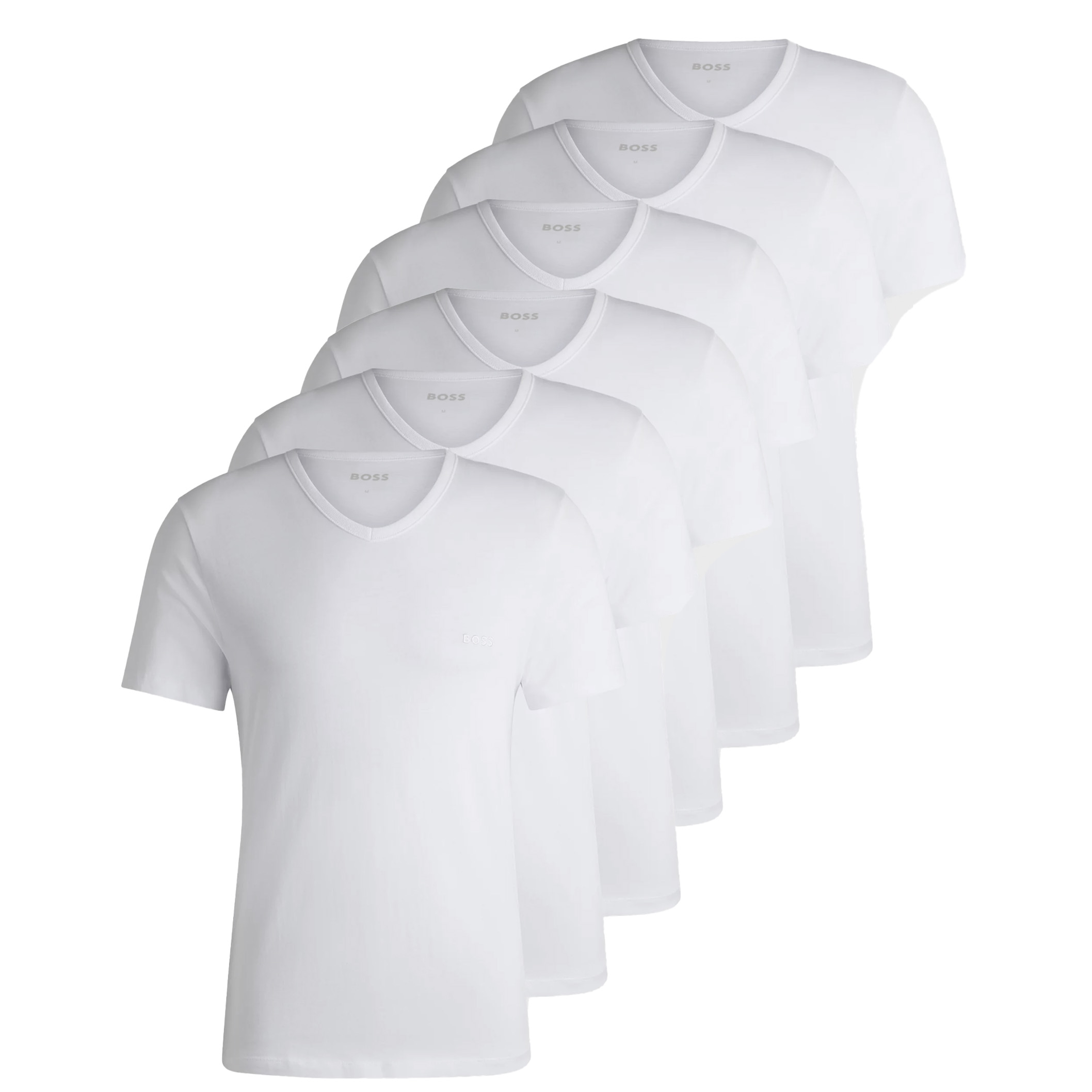 Hugo Boss T-shirts V-hals 6-pack