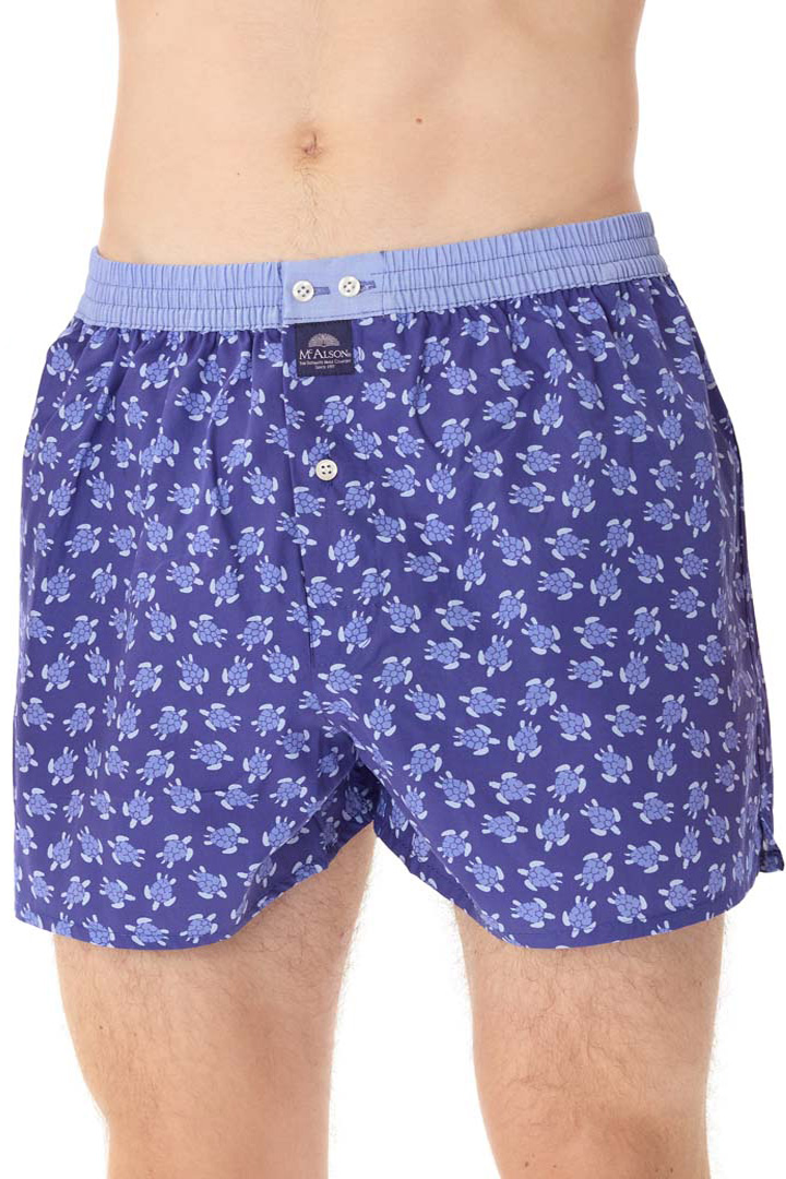 McAlson boxer Turtles blue 