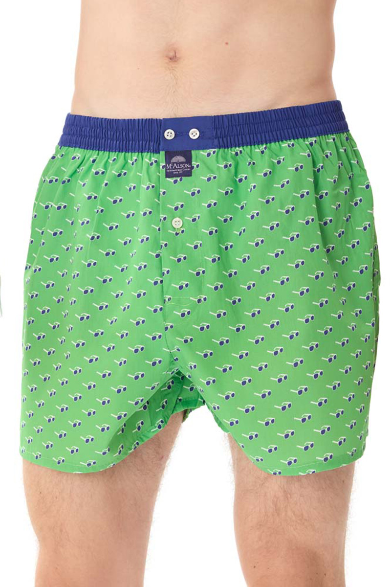 McAlson boxer Sunglasses groen