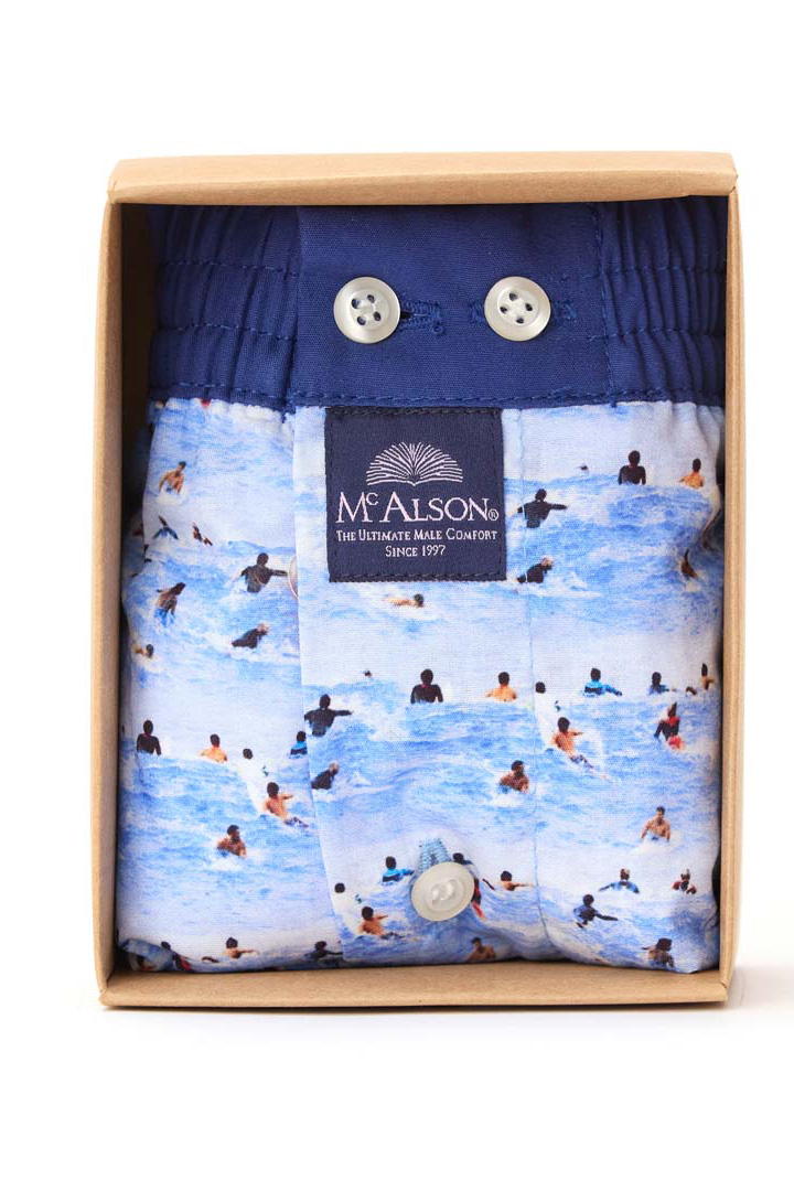 McAlson boxer Surfers blauw 