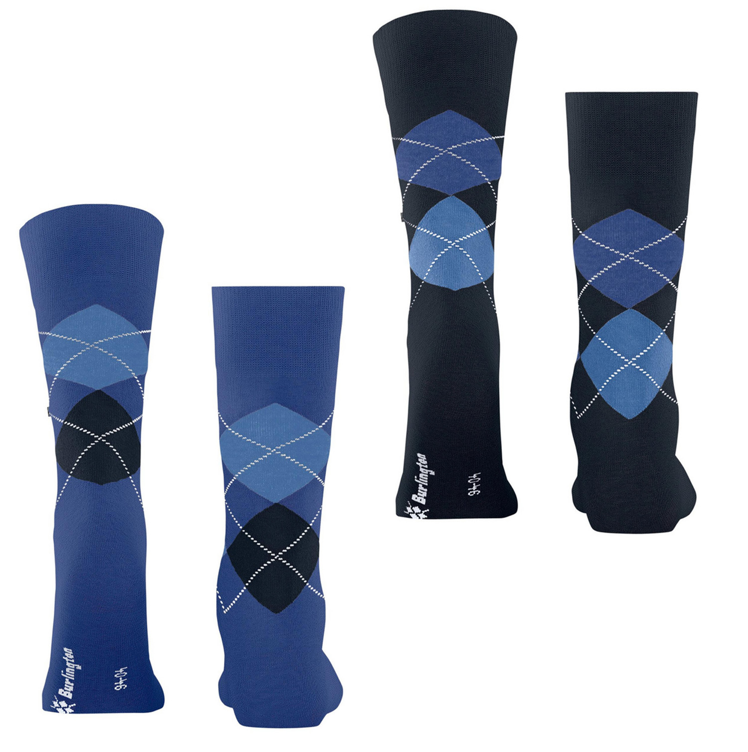 Everyday Argyle heren sokken 2-paar deep blue