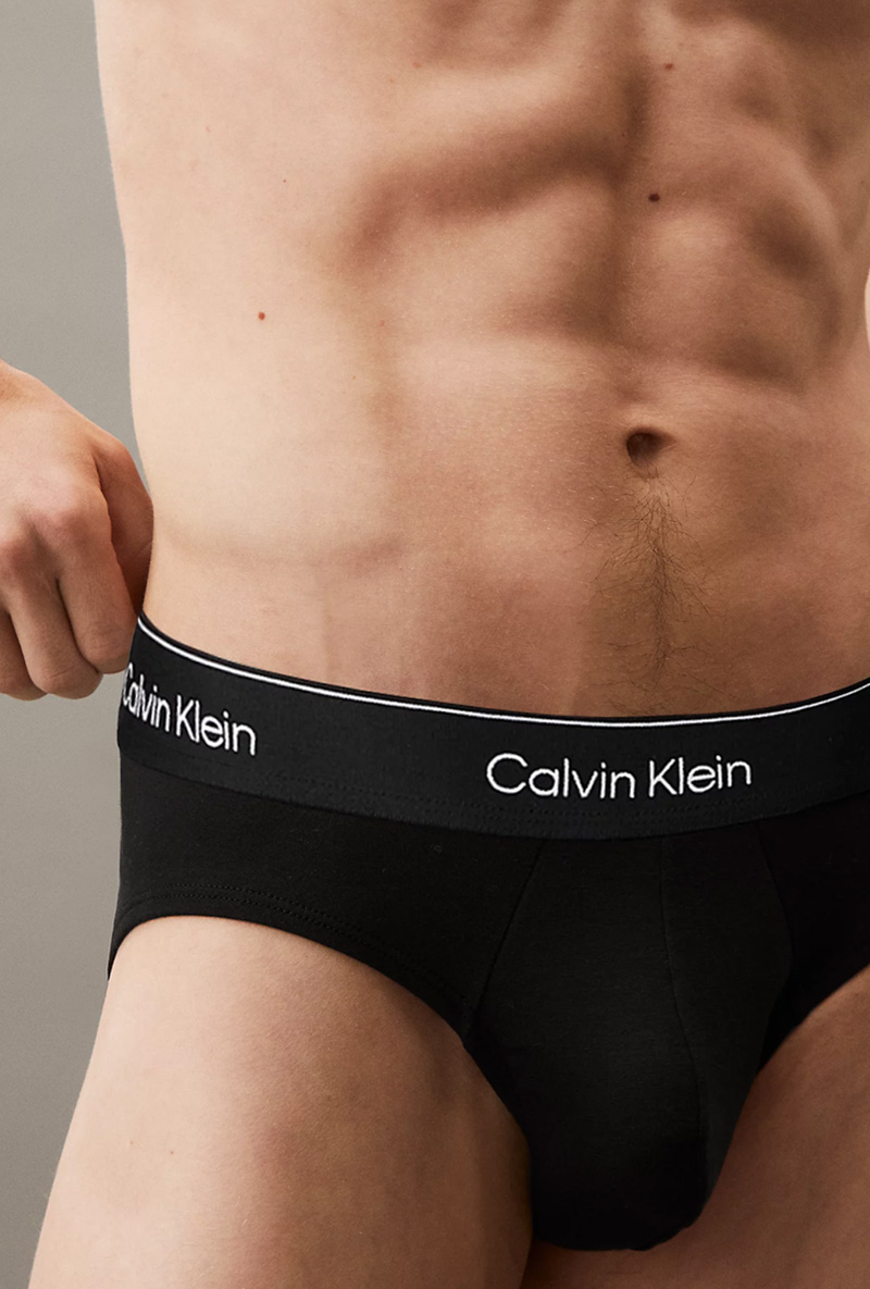 Calvin Klein Icon slips 3-pack zwart 