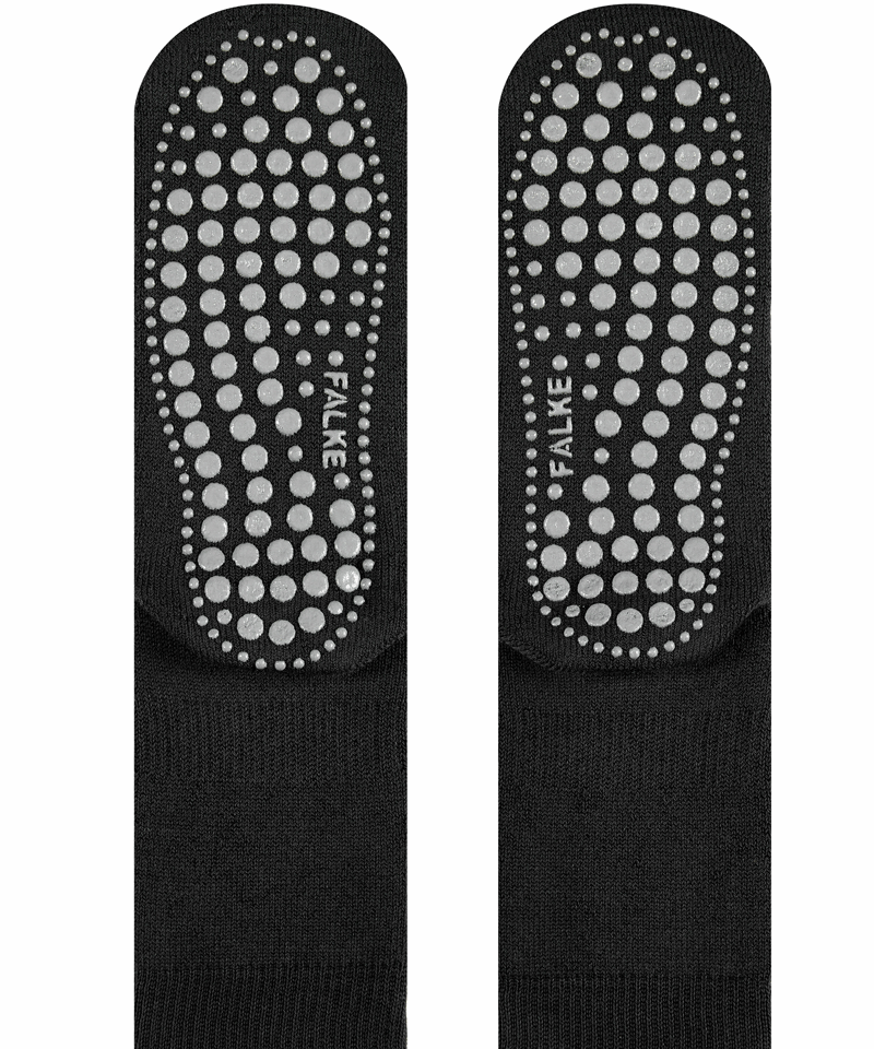 Falke Homepads huissokken zwart antislip