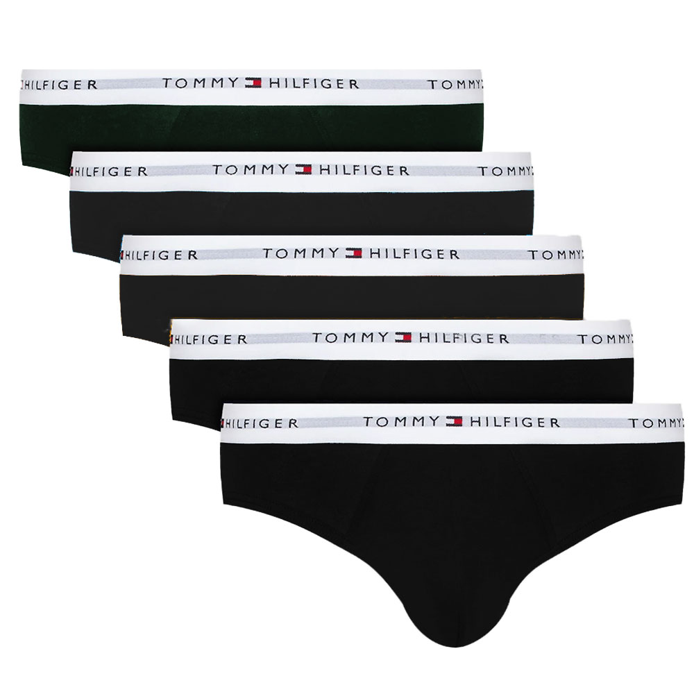 Tommy Hilfiger heren slips 5-pack zwart