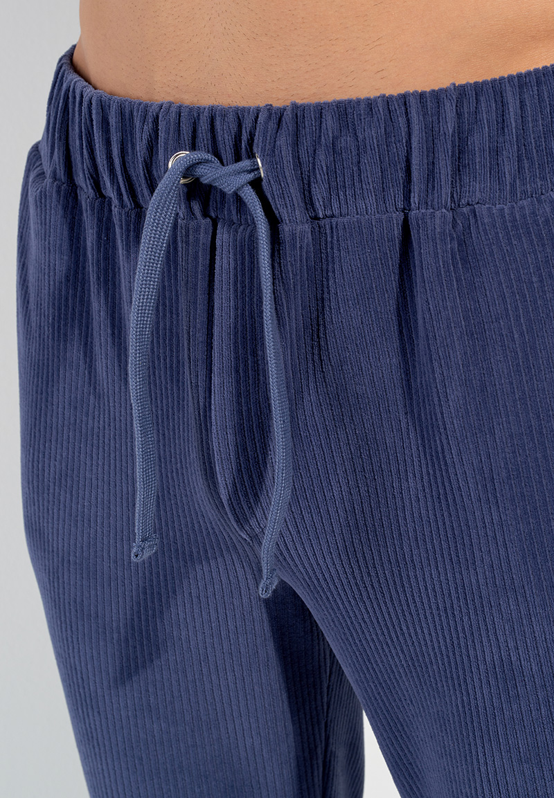 Hom Huispak Ronnie velours indigo