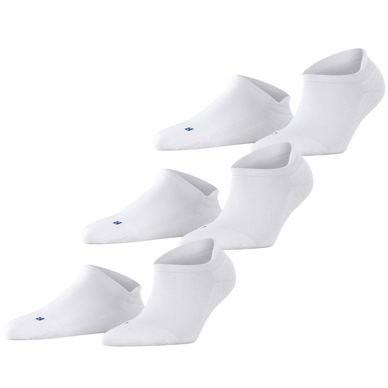 FALKE Cool kick sneaker sokken 3-paar wit 