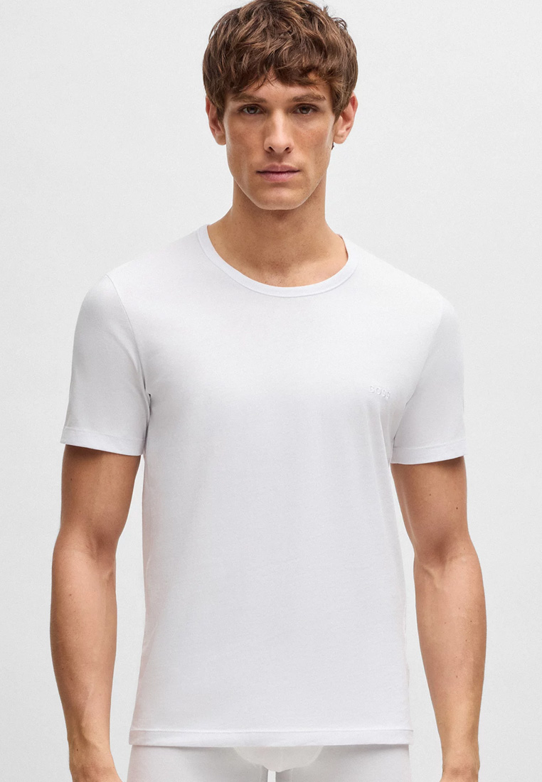 Hugo Boss T-shirt O-hals Classic 3-Pack wit