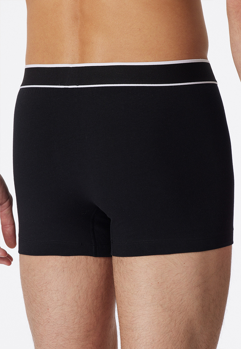 Schiesser Boxershorts 95/5 zwart 5-pack 