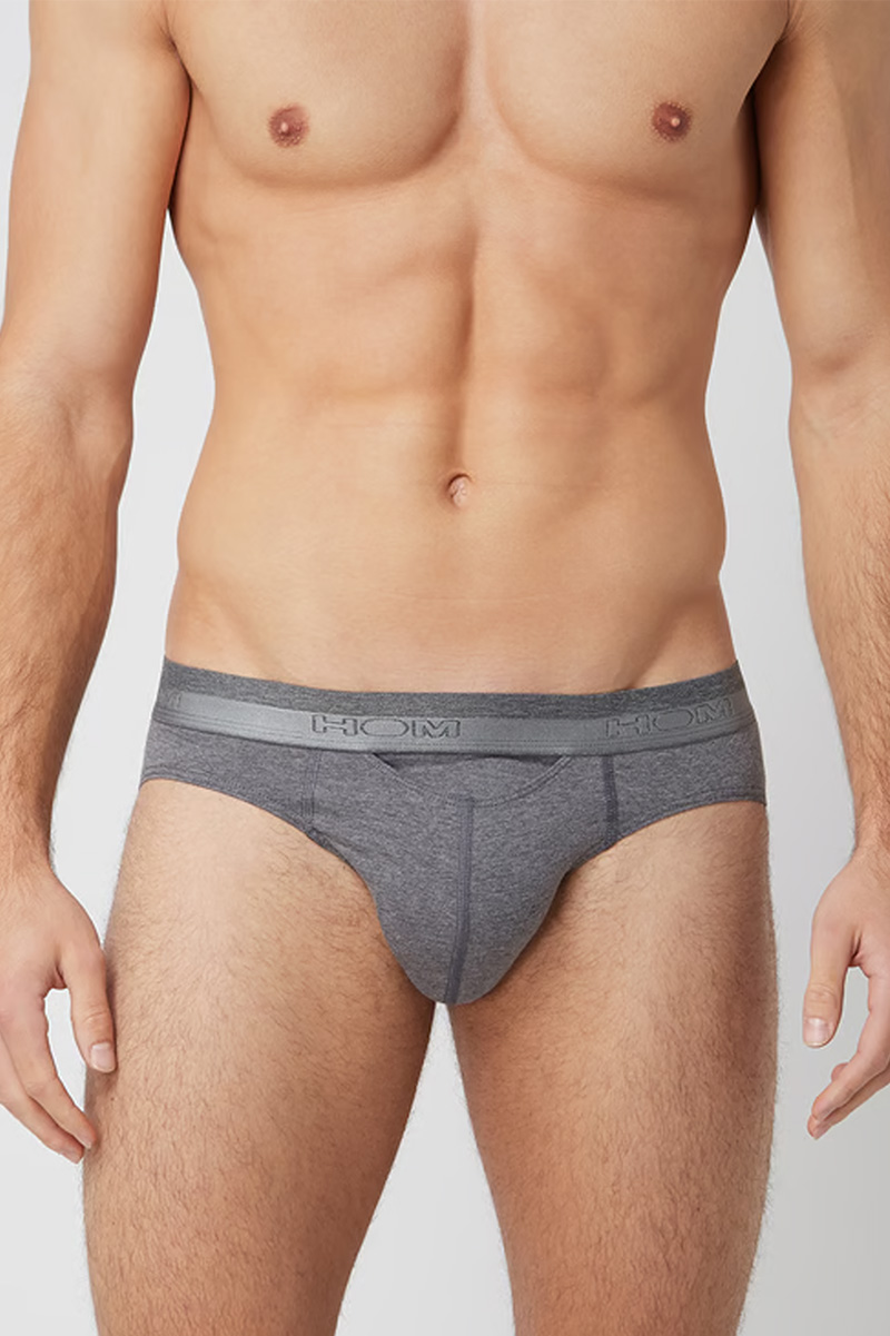 Hom Ho1 mini slip met horizontale gulp grijs