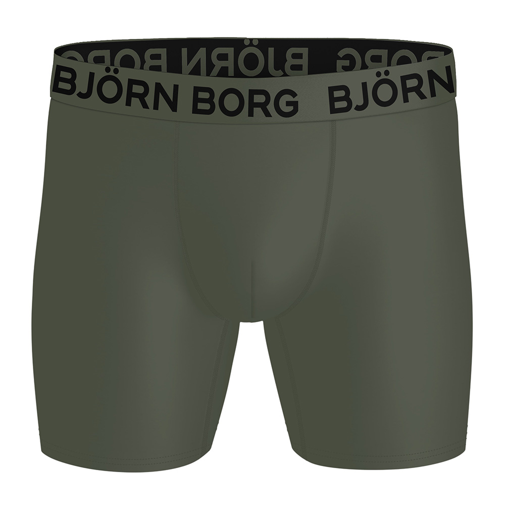 Bjorn Borg Boxershorts sports microfiber 2-pack groen