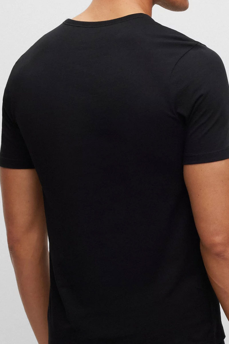 Hugo Boss T-shirt ronde hals 6-pack zwart