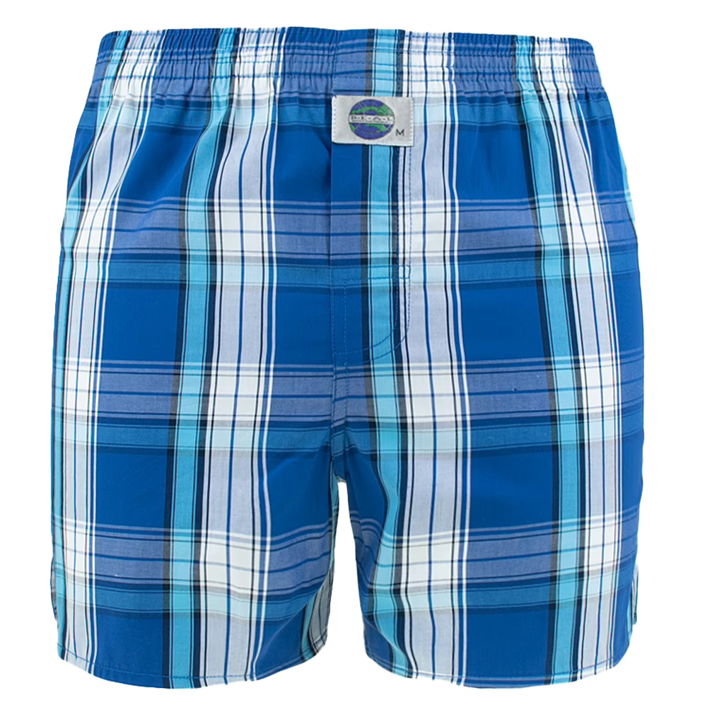 Deal Boxer blauw met ruit