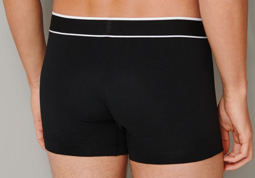 Schiesser boxershorts zwart 95-5 3-pack achterkant