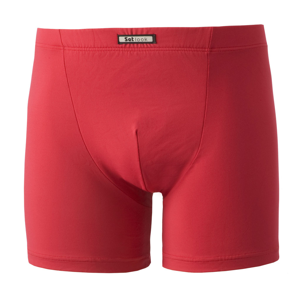Set Boxershort 1878 microfiber rood