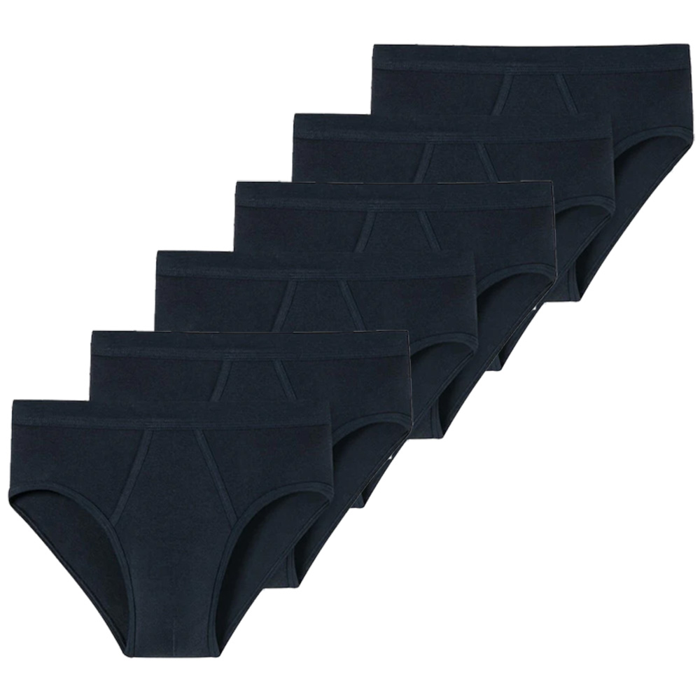 Schiesser Sportslip met gulp Essential 6-pack navy