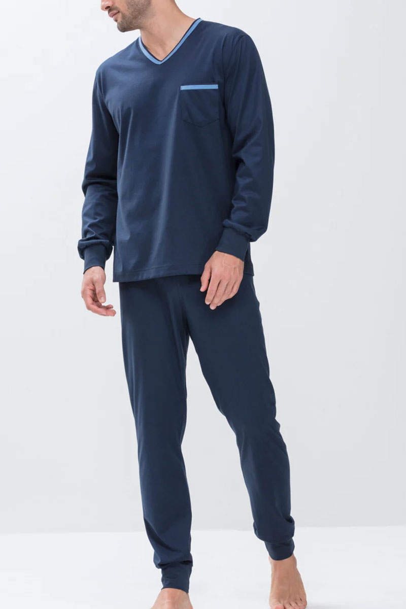 Mey Pyjama Leongatha blauw