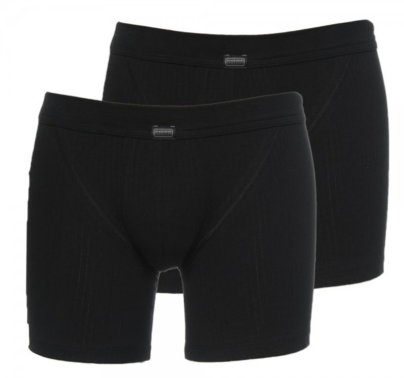 Schiesser Authentic boxershorts zwart 