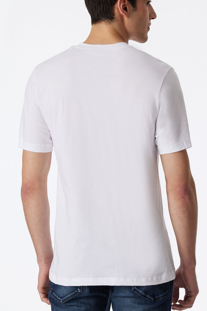 Schiesser American V-hals t-shirts 4-pack wit