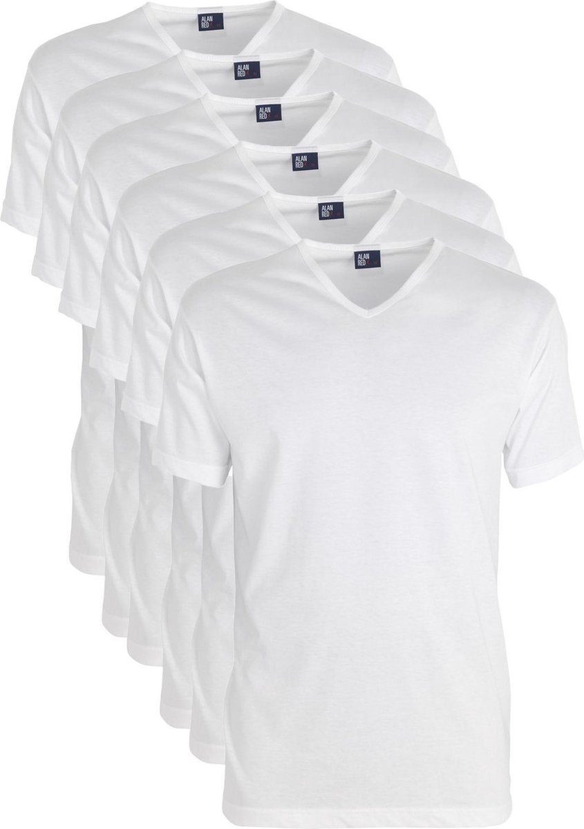 Alan Red T-shirts Vermont 6-pack actie 