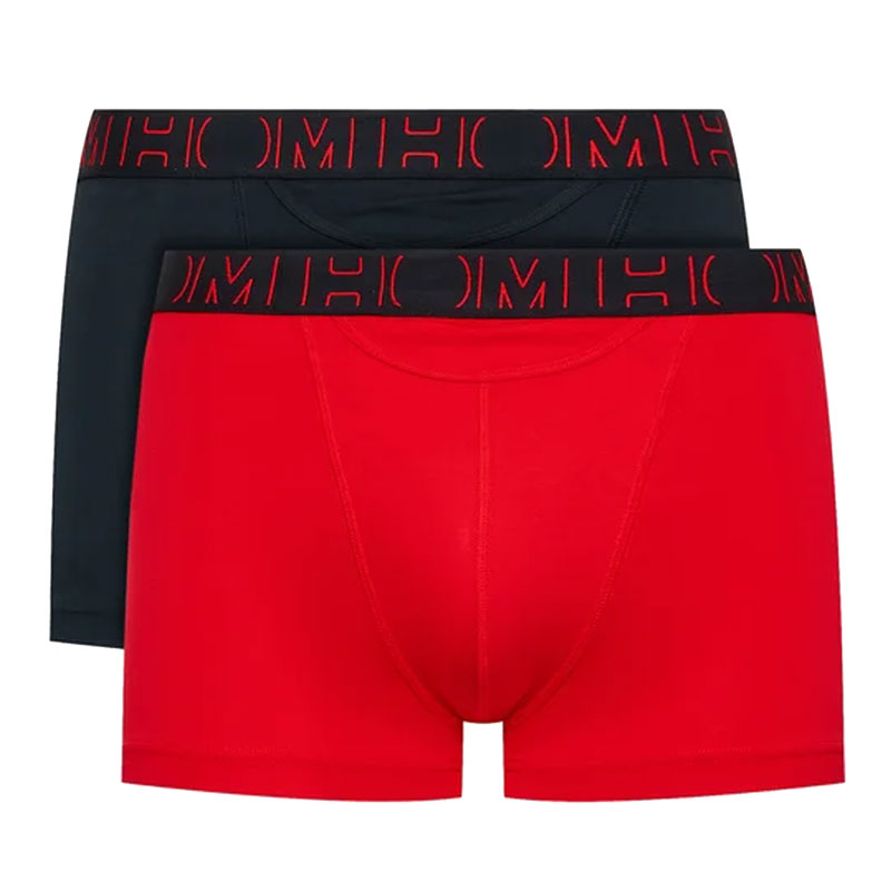 Hom Boxershort HO1 boxerlines-2 rood-zwart