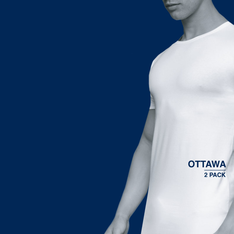 Alan Red Ottawa T-shirt 2-pack stretch