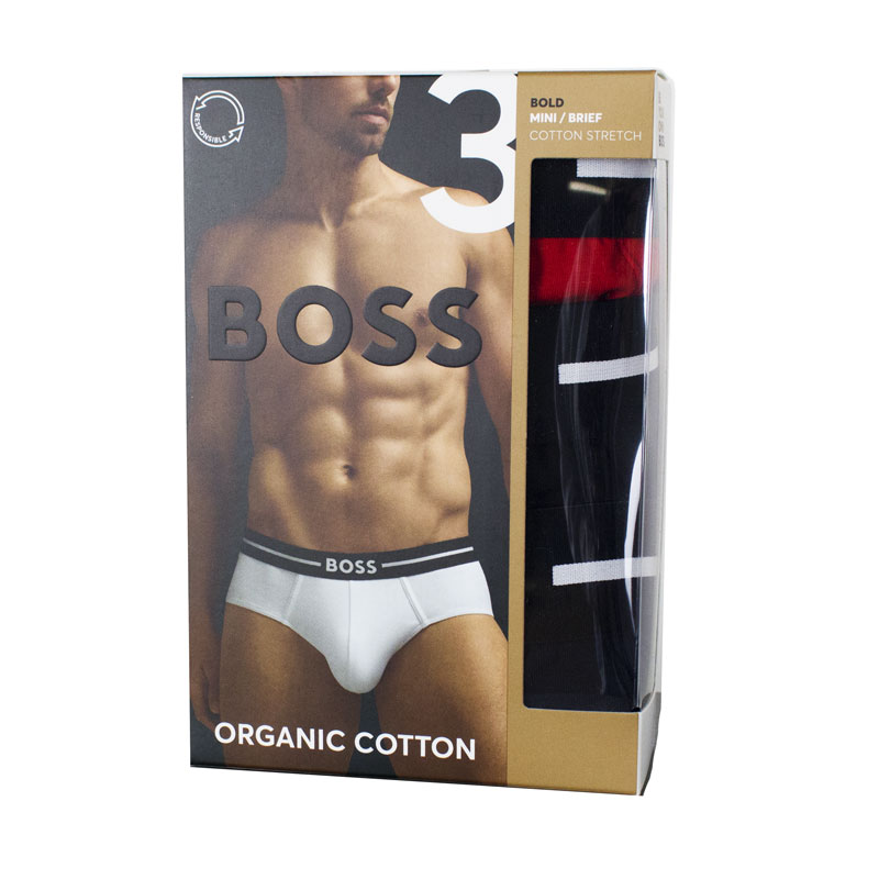 BOSS - Bold - minislips rood/zwart