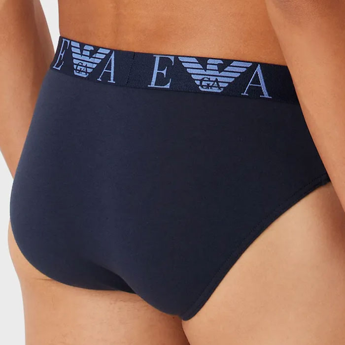 Armani slips 3-pack blauw
