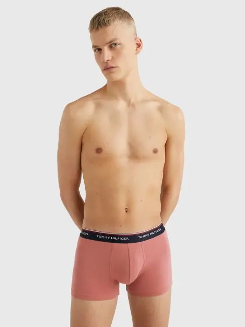 Tommy Hilfiger boxershorts 3-pack blue-rood-grijs