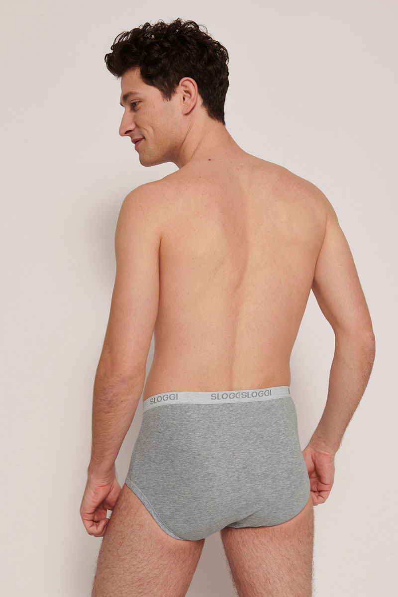 Sloggi Basic maxi slip met gulp grijs