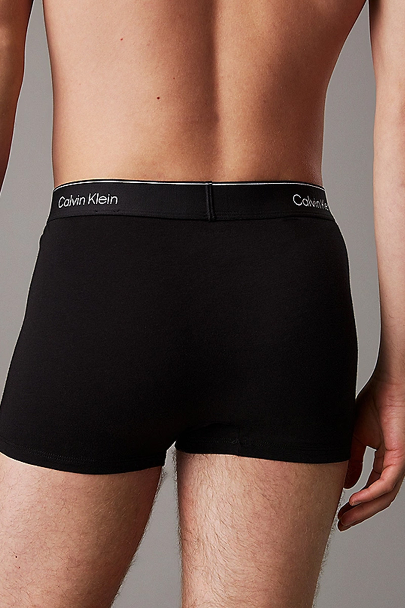 Calvin Klein Icon short - trunk  blue-zwart 3-pack  