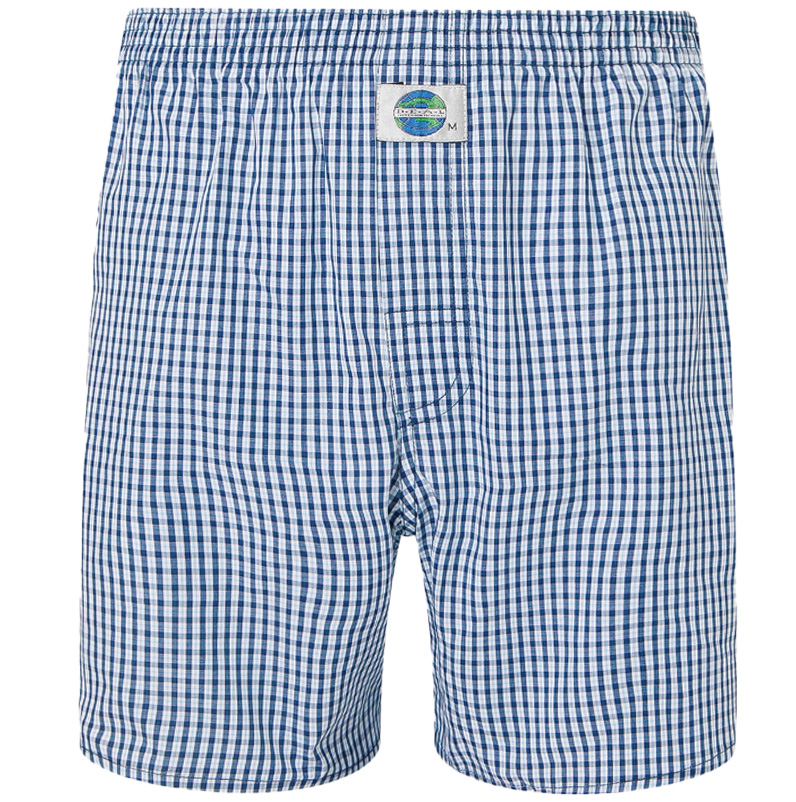Deal Boxer blauw ruitje