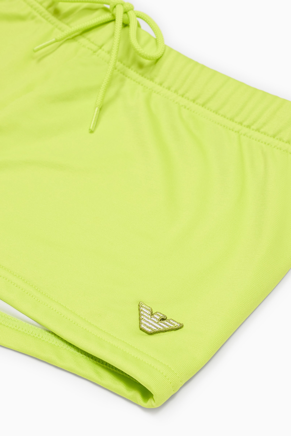 Armani Zwemboxer met klein logo lime groen