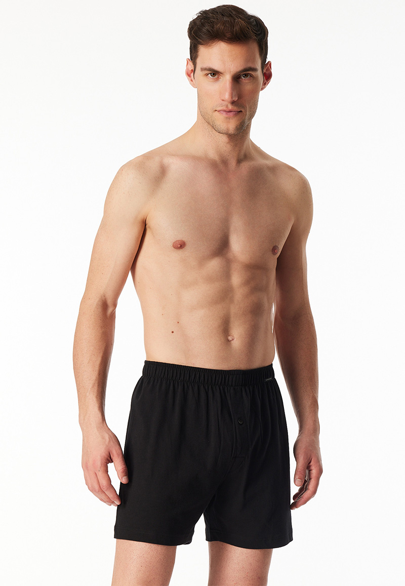 Schiesser Boxers Jersey 2-pack blauw