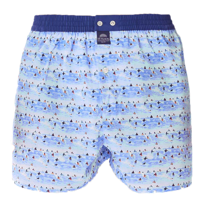 McAlson boxer Surfers blauw 