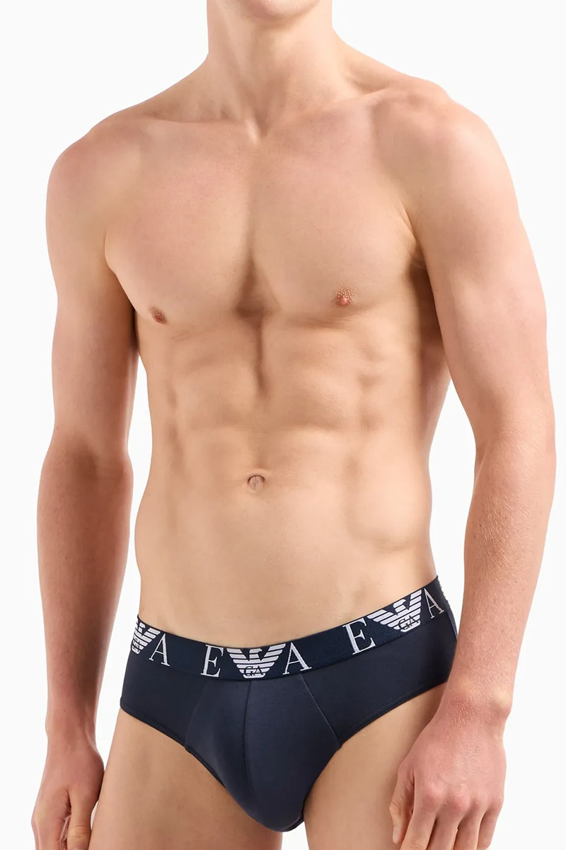 Armani slips 3-pack groen-blauw-rood