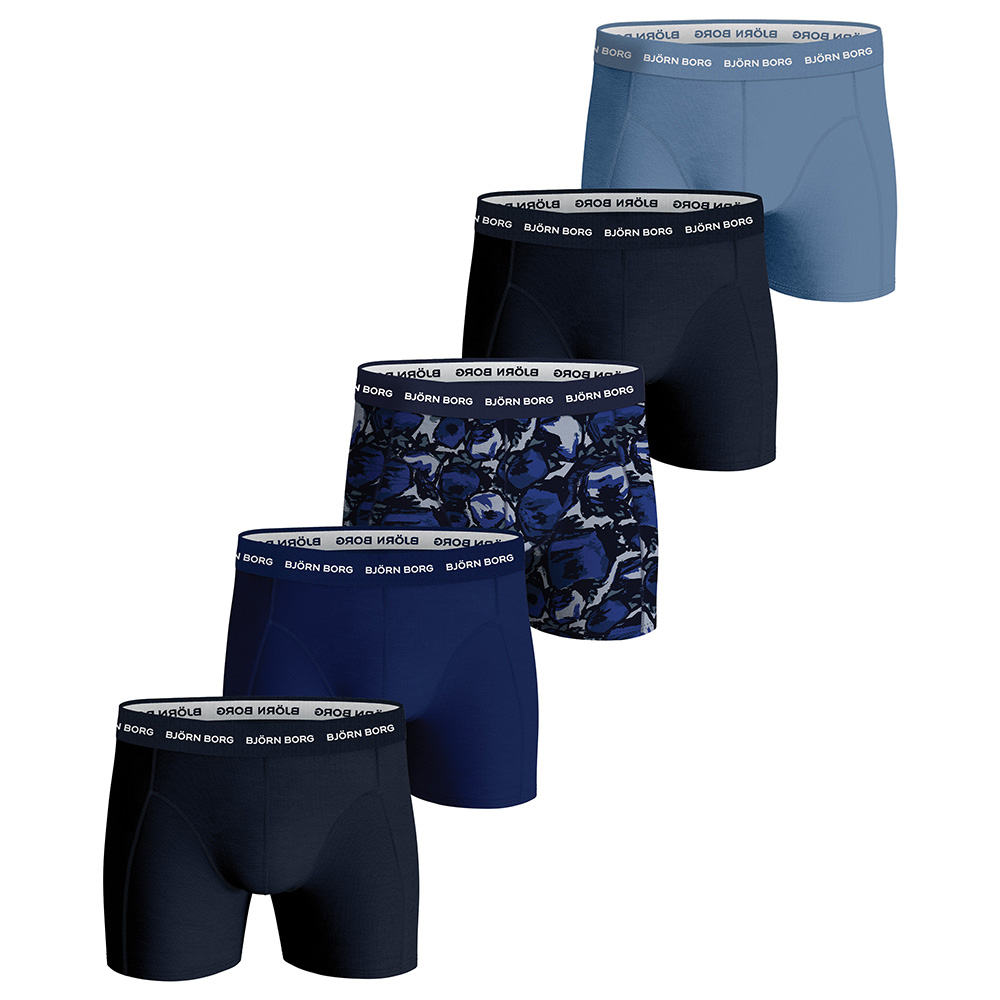Bjorn Borg boxershorts  5-pack cotton stretch blauw