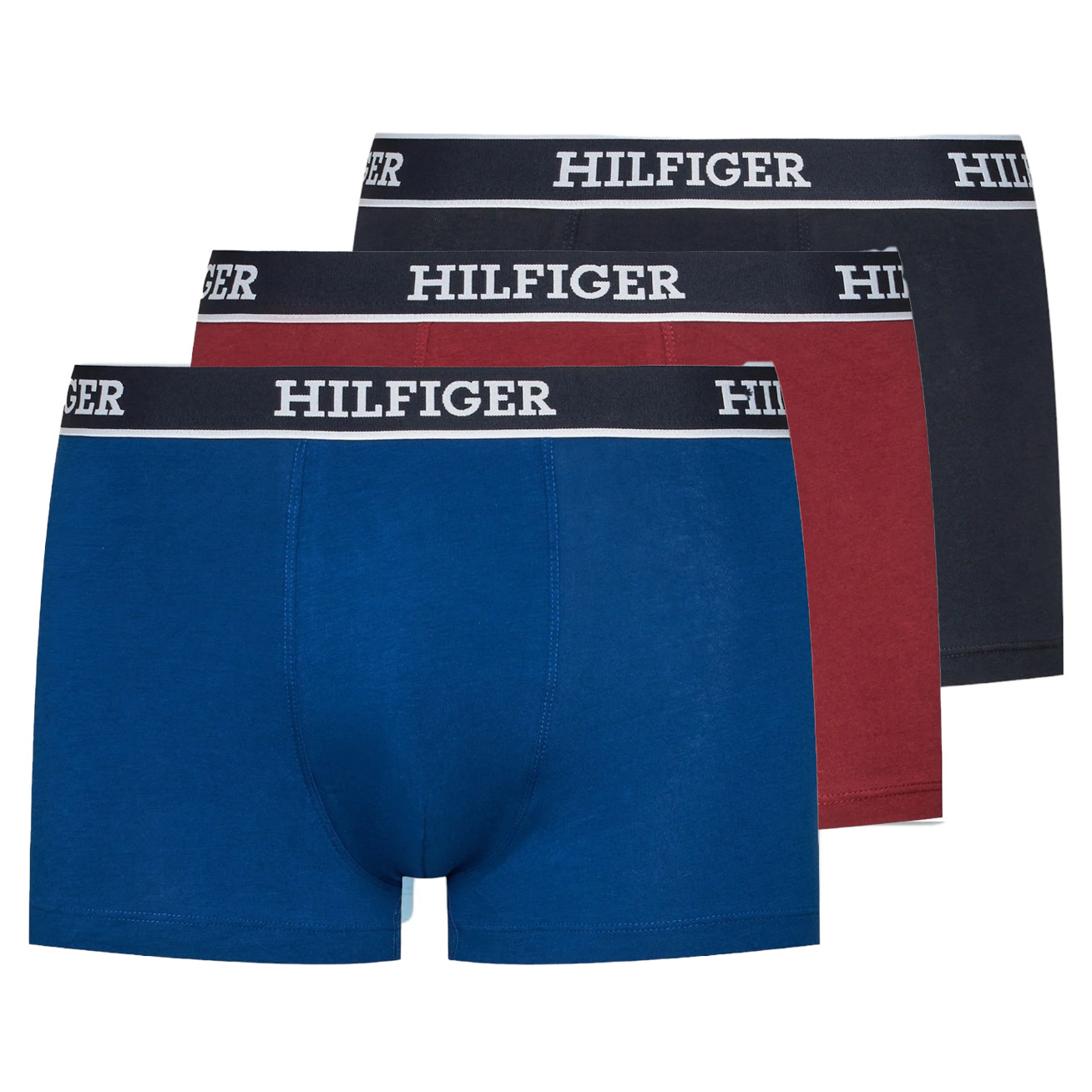 Tommy Hilfiger trunks 3-pack blauw-rood